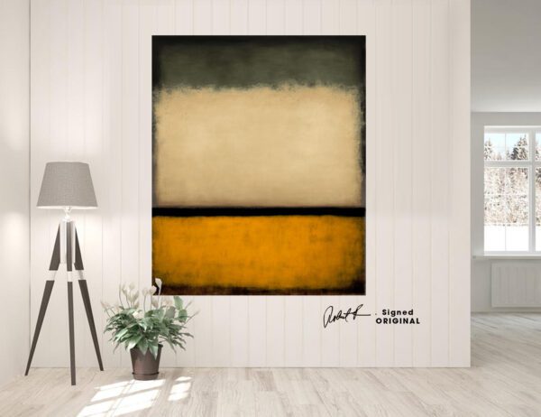 rothko large painting large huge largescale modern abstract art paintings black and white modern mid century original art