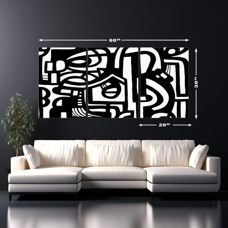 black and white modern mid century, modernism, 3 panel triptych wall art modern abstract art gallery artist art sale home or office art saatchi art sale blue ocean beach poured splashy art painting by robert r , Robert R paintings, art by Robert R