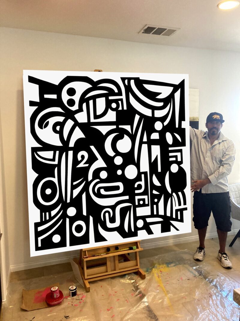 huge canvas original art black and white modern mid century, modernism, 3 panel triptych wall art modern abstract art gallery artist art sale home or office art saatchi art sale blue ocean beach poured splashy art painting by robert r , Robert R paintings, art by Robert R