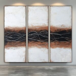 Modern abstract art, Minimalist wall decor, Mid-century modern artwork, Large abstract canvas, Contemporary wall art, Geometric prints, Abstract line art, Neutral tone paintings, Modern home decor, Abstract shapes, Luxury wall art, Minimal color palette, Modernist decor, Abstract expressionism, High-end art prints, Modern interior design, Clean aesthetic art, Mid-century style art, Organic abstract forms, Minimalist canvas print, Modern loft decor, Urban home wall art, Sleek design artwork, Chic abstract pieces, Designer wall art, New York art buyers, Los Angeles art market, San Francisco wall art, Chicago home decor, Miami modern interiors, Austin loft artwork, Seattle abstract prints, Dallas mid-century homes, Atlanta designer decor, Denver modern art, Boston art scene, Washington DC art buyers, Toronto contemporary art, London modern design, Paris abstract artists, Berlin minimalist artwork, Tokyo interior design trends, Dubai luxury decor, Sydney abstract market, Vancouver home design, Melbourne modern art, Seoul contemporary homes, Hong Kong high-end buyers, Singapore minimalist interiors, Global art collector trends , Gold art , 14 k gold . Copper color bronze painted paintings Wall art 5 panel triptych , diptych , multi panel gallery wrap original art