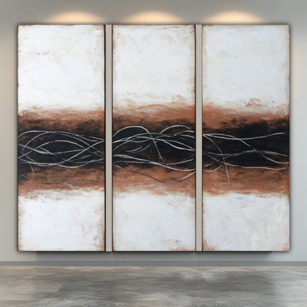 Modern abstract art, Minimalist wall decor, Mid-century modern artwork, Large abstract canvas, Contemporary wall art, Geometric prints, Abstract line art, Neutral tone paintings, Modern home decor, Abstract shapes, Luxury wall art, Minimal color palette, Modernist decor, Abstract expressionism, High-end art prints, Modern interior design, Clean aesthetic art, Mid-century style art, Organic abstract forms, Minimalist canvas print, Modern loft decor, Urban home wall art, Sleek design artwork, Chic abstract pieces, Designer wall art, New York art buyers, Los Angeles art market, San Francisco wall art, Chicago home decor, Miami modern interiors, Austin loft artwork, Seattle abstract prints, Dallas mid-century homes, Atlanta designer decor, Denver modern art, Boston art scene, Washington DC art buyers, Toronto contemporary art, London modern design, Paris abstract artists, Berlin minimalist artwork, Tokyo interior design trends, Dubai luxury decor, Sydney abstract market, Vancouver home design, Melbourne modern art, Seoul contemporary homes, Hong Kong high-end buyers, Singapore minimalist interiors, Global art collector trends , Gold art , 14 k gold . Copper color bronze painted paintings Wall art 5 panel triptych , diptych , multi panel gallery wrap original art