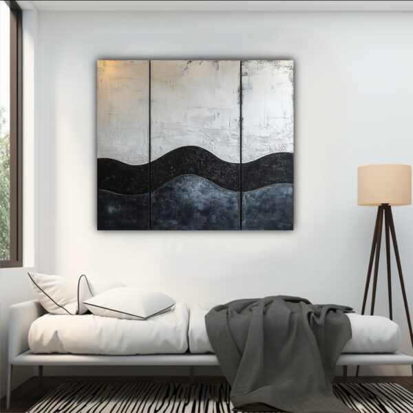 Mark Rothko Surfboards ocean beach paintings cool rad California surfer dude beach surfing beach boys wall art black and white Mid century modern modernist modern abstract painting contemporary