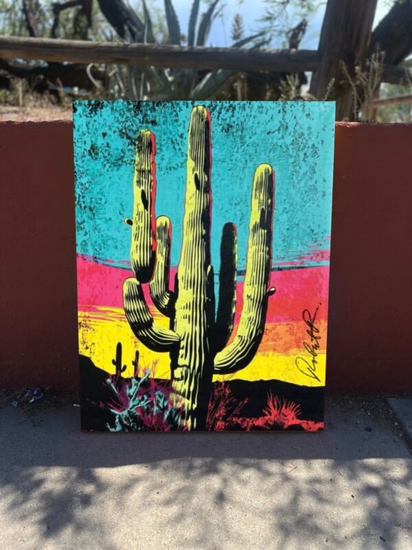 IMG_2492 Yellow Sunset Cactus Artwork — Limited Edition by Robert R 🖼️