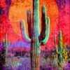 IMG_2507 Whispet Sunset Modern Cactus Artwork โ Limited Edition by Robert R ๐ผ๏ธ (Copy)