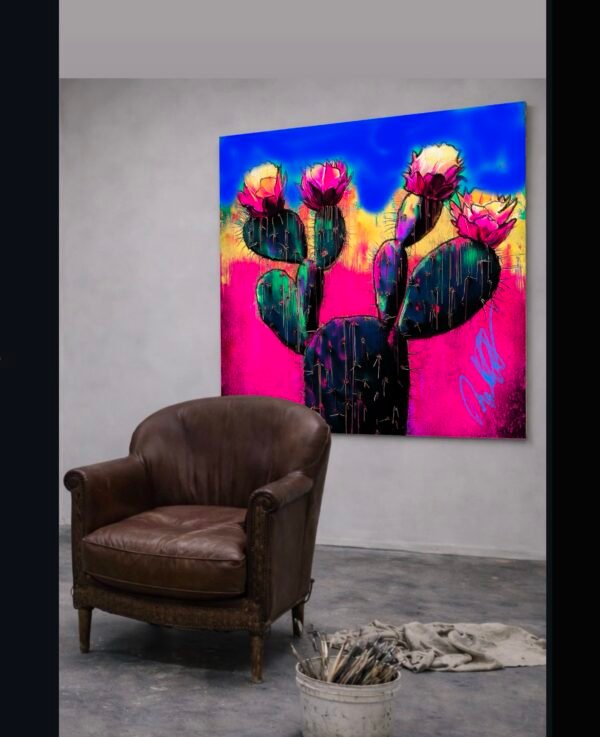 IMG_2627 Pink Pricky Love 2 β 36βx36 βArtwork by Robert R πΌοΈ