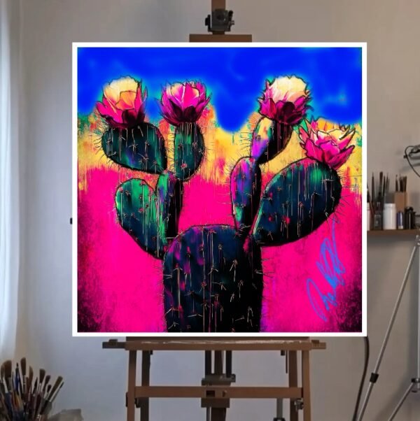 IMG_2629 Pink Pricky Love 2 β 36βx36 βArtwork by Robert R πΌοΈ