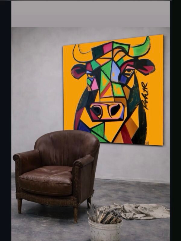 IMG_2637 Bull Market — 36”x36 “Artwork by Robert R 🖼️