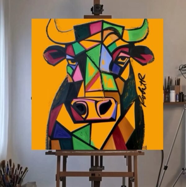 IMG_2638 Bull Market — 36”x36 “Artwork by Robert R 🖼️