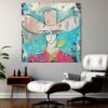 IMG_2644 Coltoff Cowboy Original — Signed Original Art Oil Painting, 32” x32 ” ✅