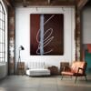 IMG_6657 Espresso Martini Original Abstract Painting, 60”x48” ✅