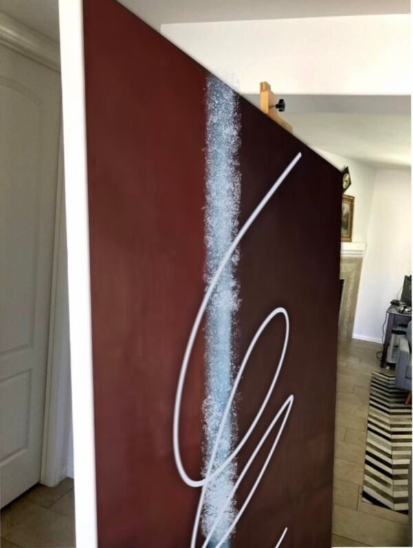 IMG_6659 Espresso Martini Original Abstract Painting, 60”x48” ✅