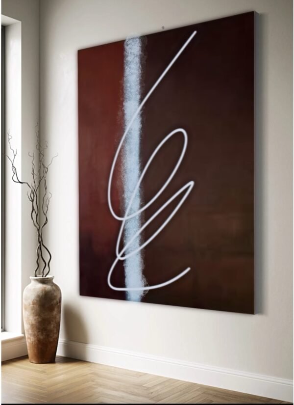 IMG_6663 Espresso Martini Original Abstract Painting, 60”x48” ✅