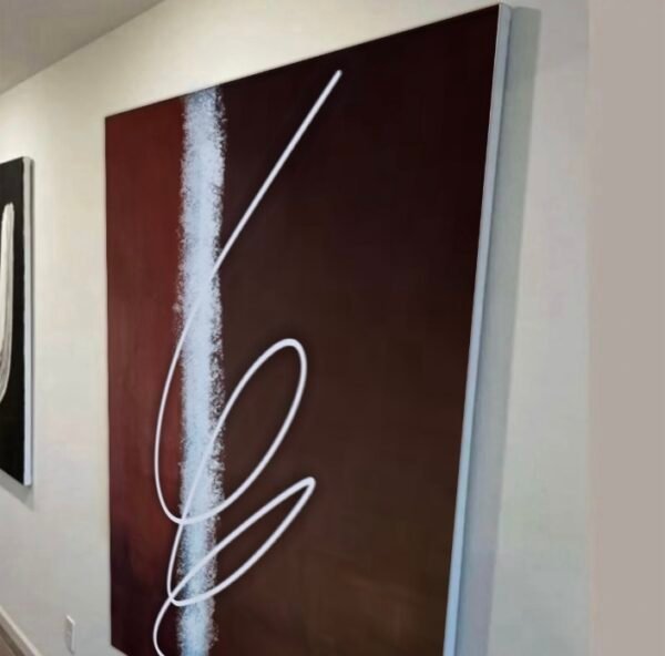 IMG_6664 Espresso Martini Original Abstract Painting, 60”x48” ✅