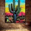 Radiant Sundown Cactus  — Artwork SOLD Robert R 🔴
