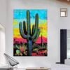 Radiant Sundown Cactus  — Artwork SOLD Robert R 🔴